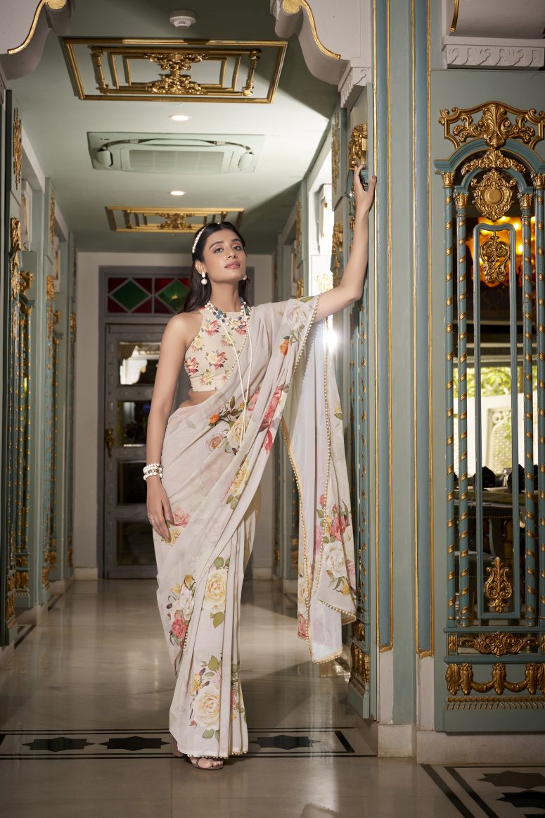 Georgette Silk Saree.