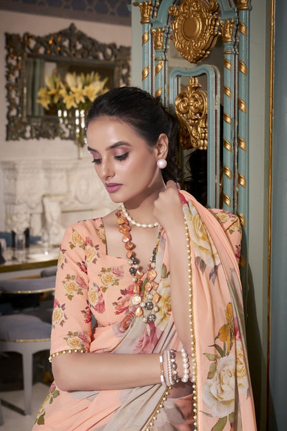 Georgette Silk Saree.