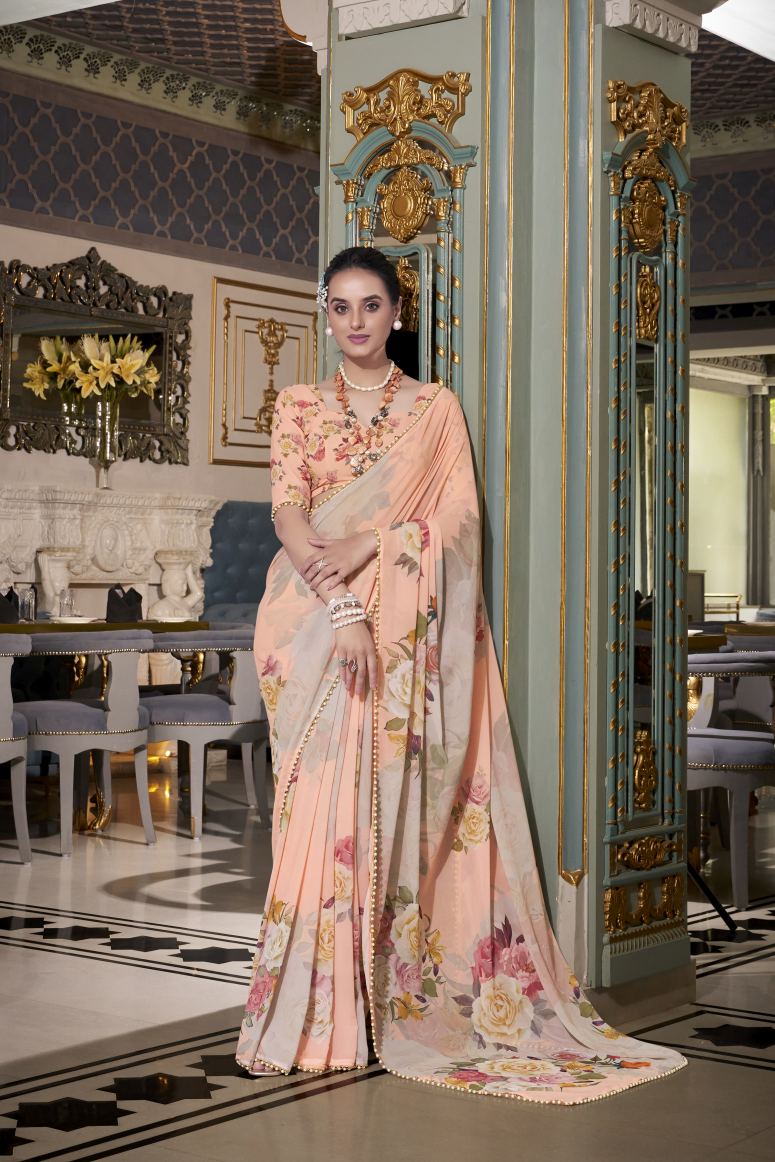 Georgette Silk Saree.