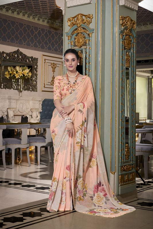 Georgette Silk Saree.