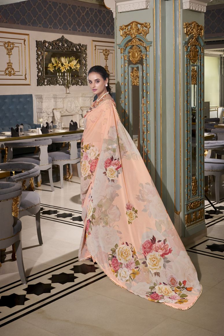 Georgette Silk Saree.