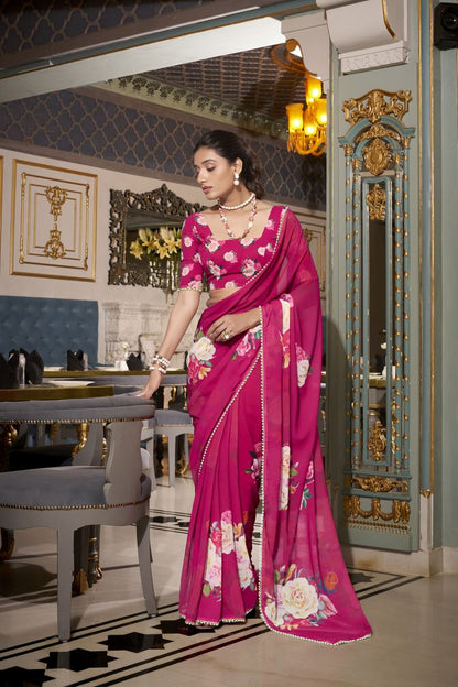Georgette Silk Saree.