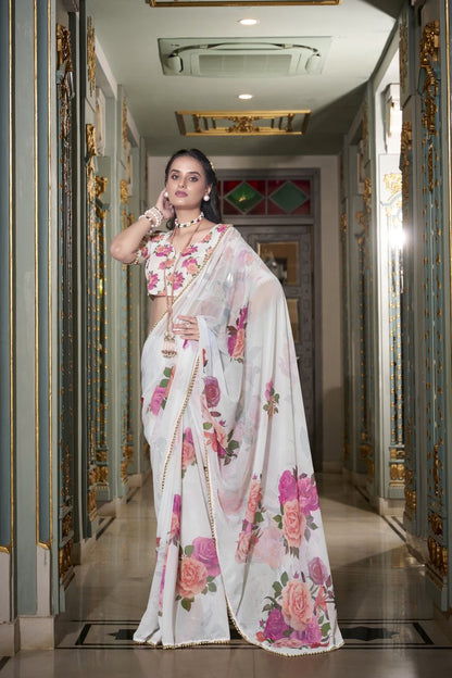 Georgette Silk Saree.