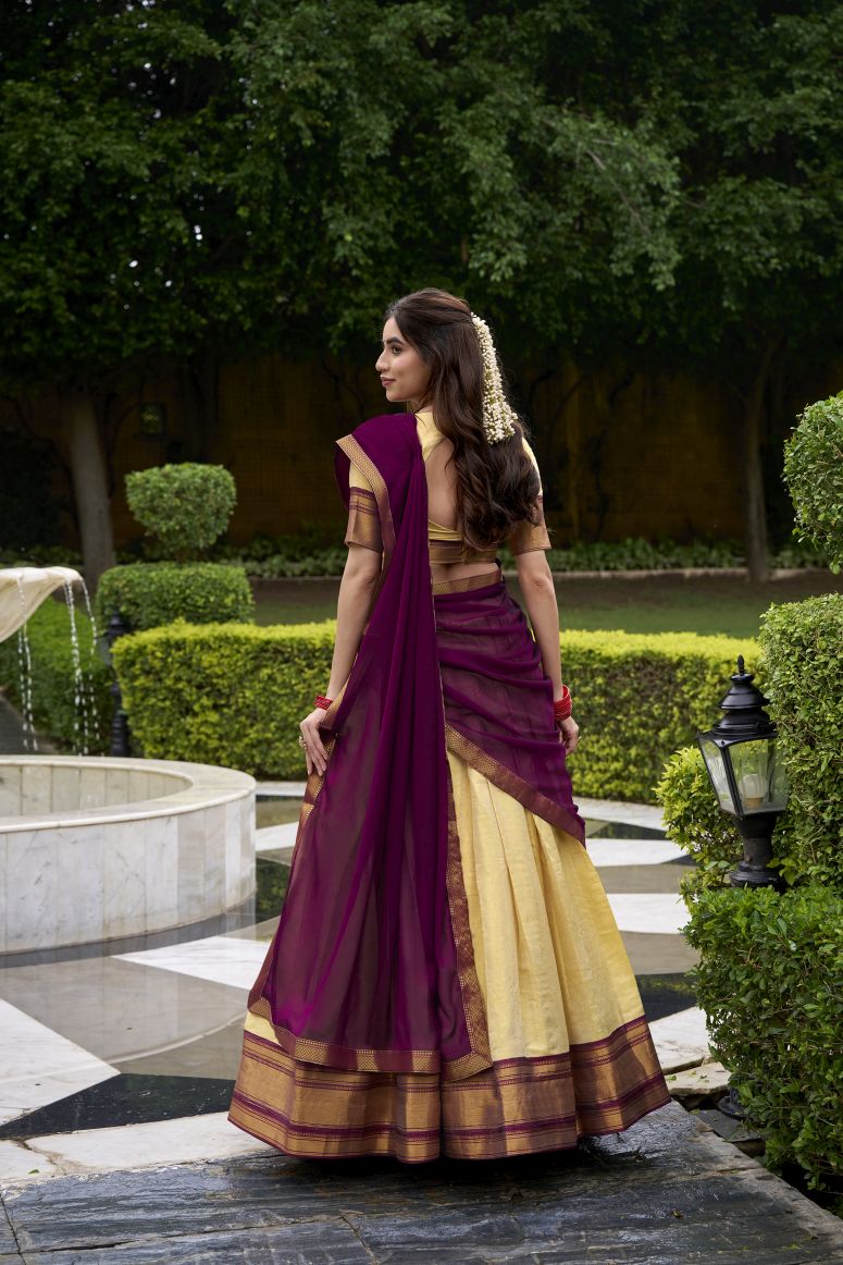 Latest Semi Stitched Lehenga Choli With Dupatta.