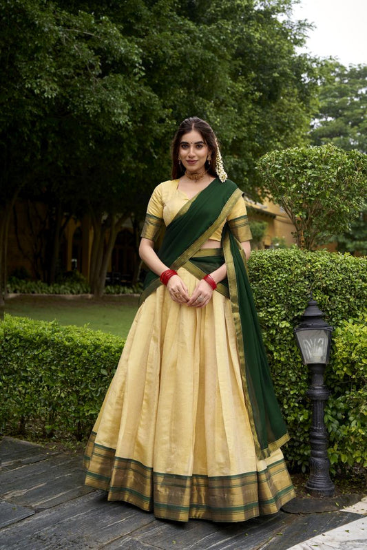 Latest Semi Stitched Lehenga Choli With Dupatta.