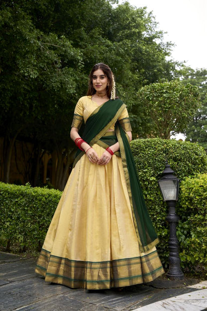 Latest Semi Stitched Lehenga Choli With Dupatta.