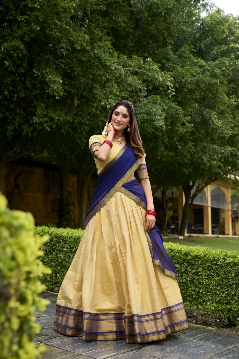 Latest Semi Stitched Lehenga Choli With Dupatta.