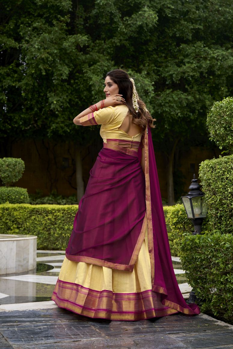 Latest Semi Stitched Lehenga Choli With Dupatta.