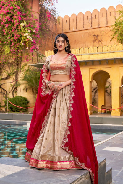 Latest Semi Stitched Lehenga Choli With Dupatta.