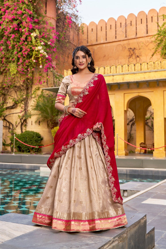 Latest Semi Stitched Lehenga Choli With Dupatta.