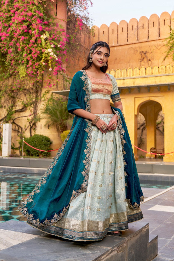 Latest Semi Stitched Lehenga Choli With Dupatta.