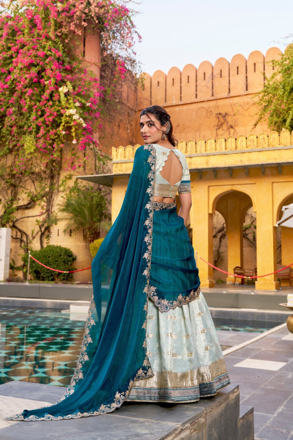 Latest Semi Stitched Lehenga Choli With Dupatta.