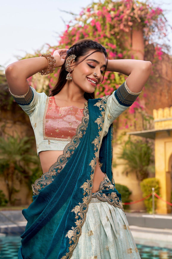 Latest Semi Stitched Lehenga Choli With Dupatta.