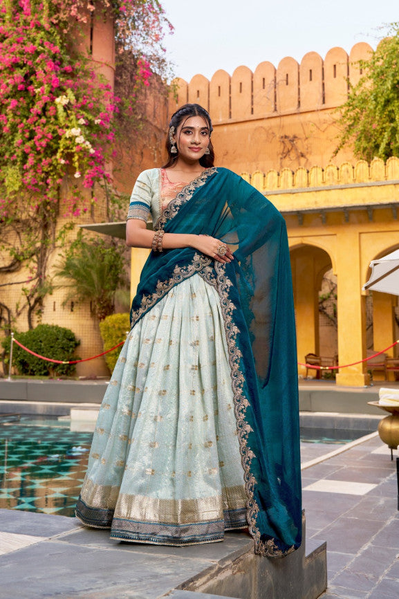 Latest Semi Stitched Lehenga Choli With Dupatta.