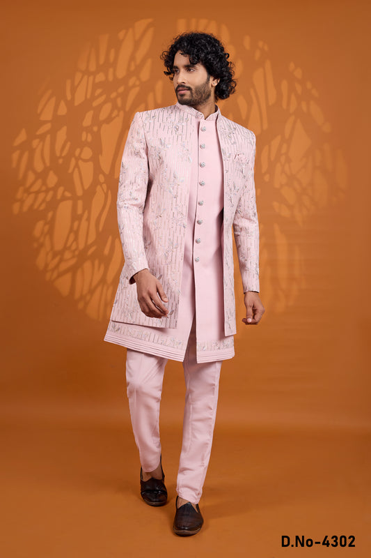 Traditional Indowestren Wear Wedding Sherwani.