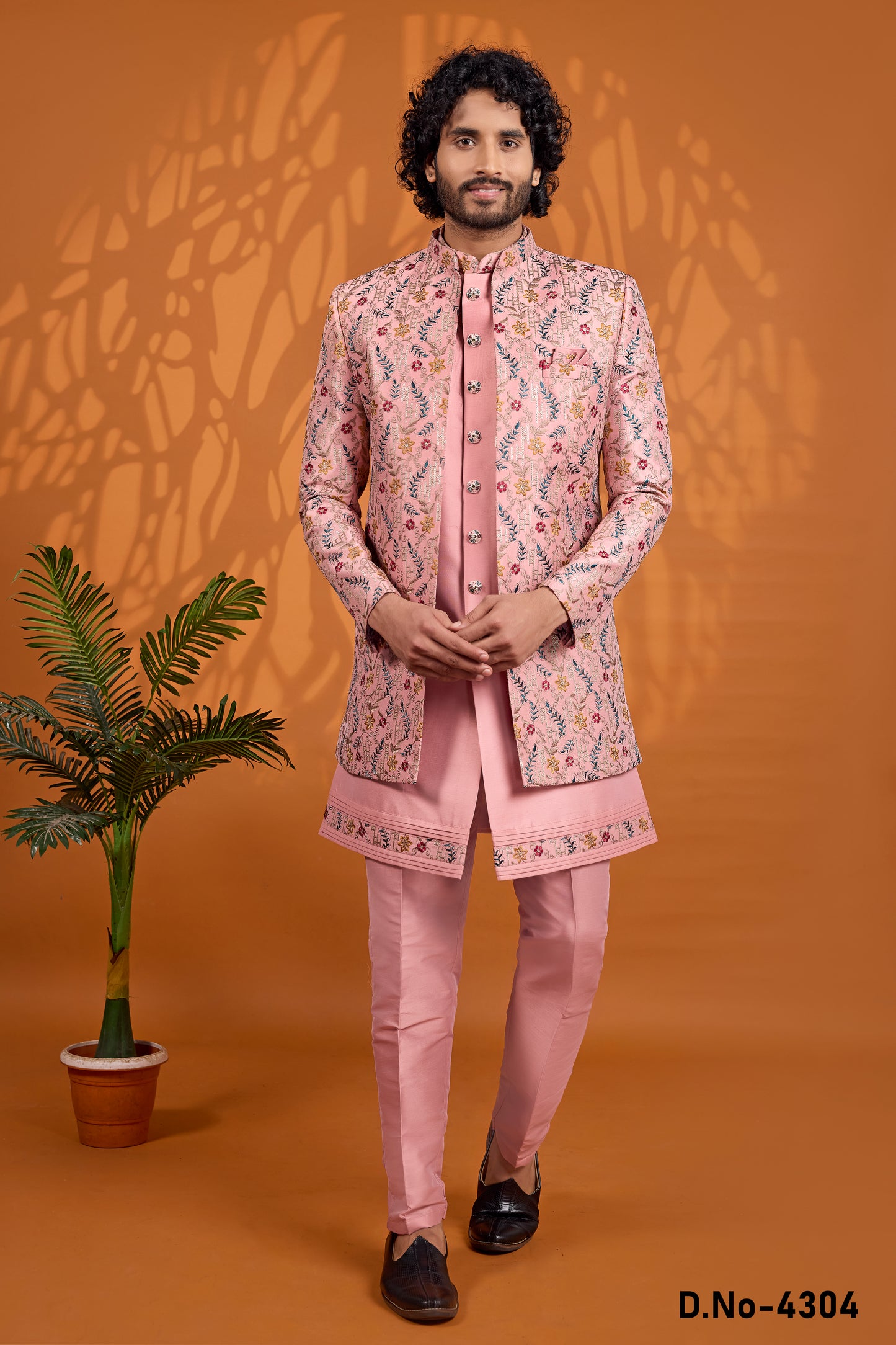 Traditional Indowestren Wear Wedding Sherwani.