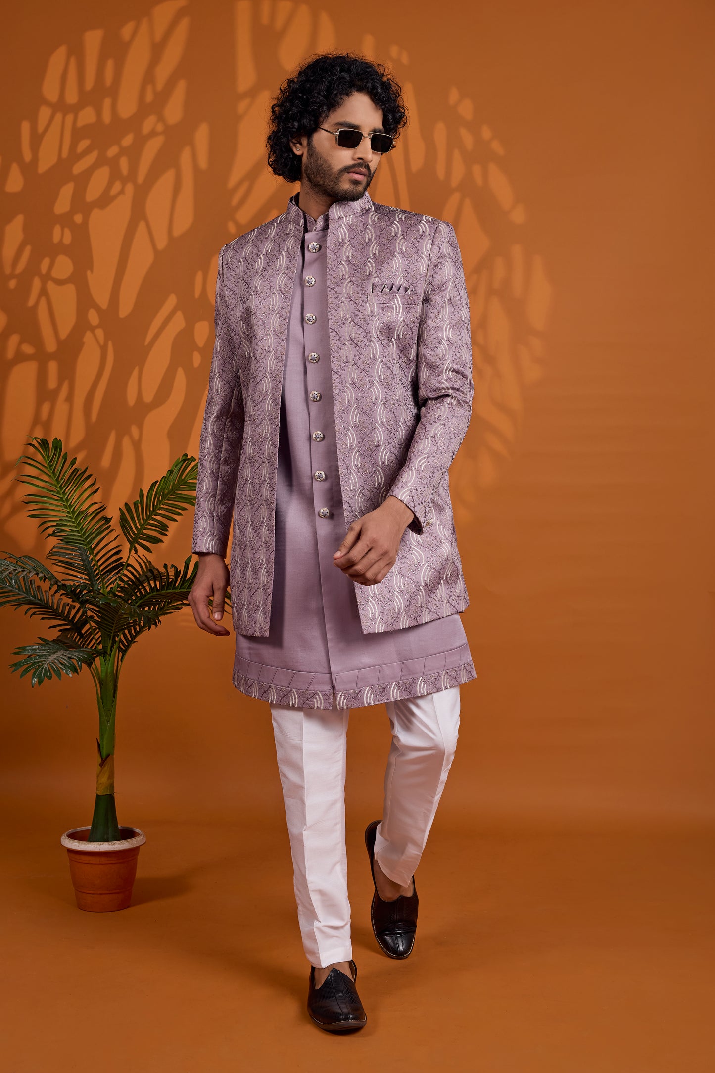 Traditional Indowestren Wear Wedding Sherwani.