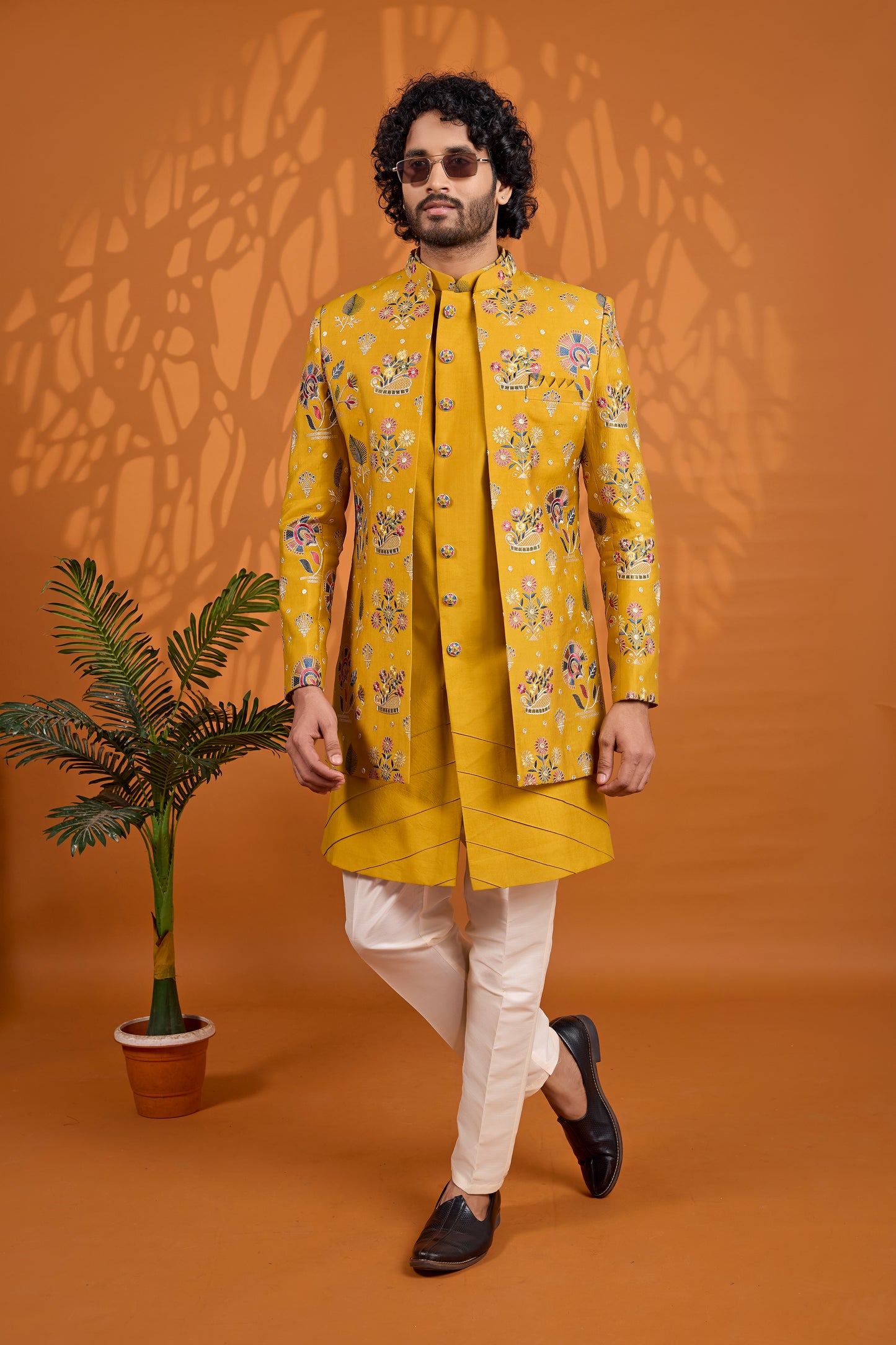 Traditional Indowestren Wear Wedding Sherwani.