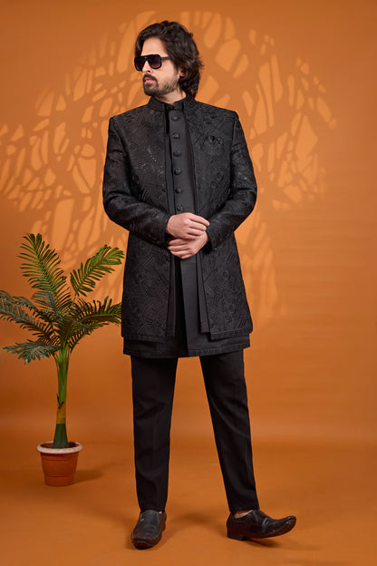Traditional Indowestren Wear Wedding Sherwani.