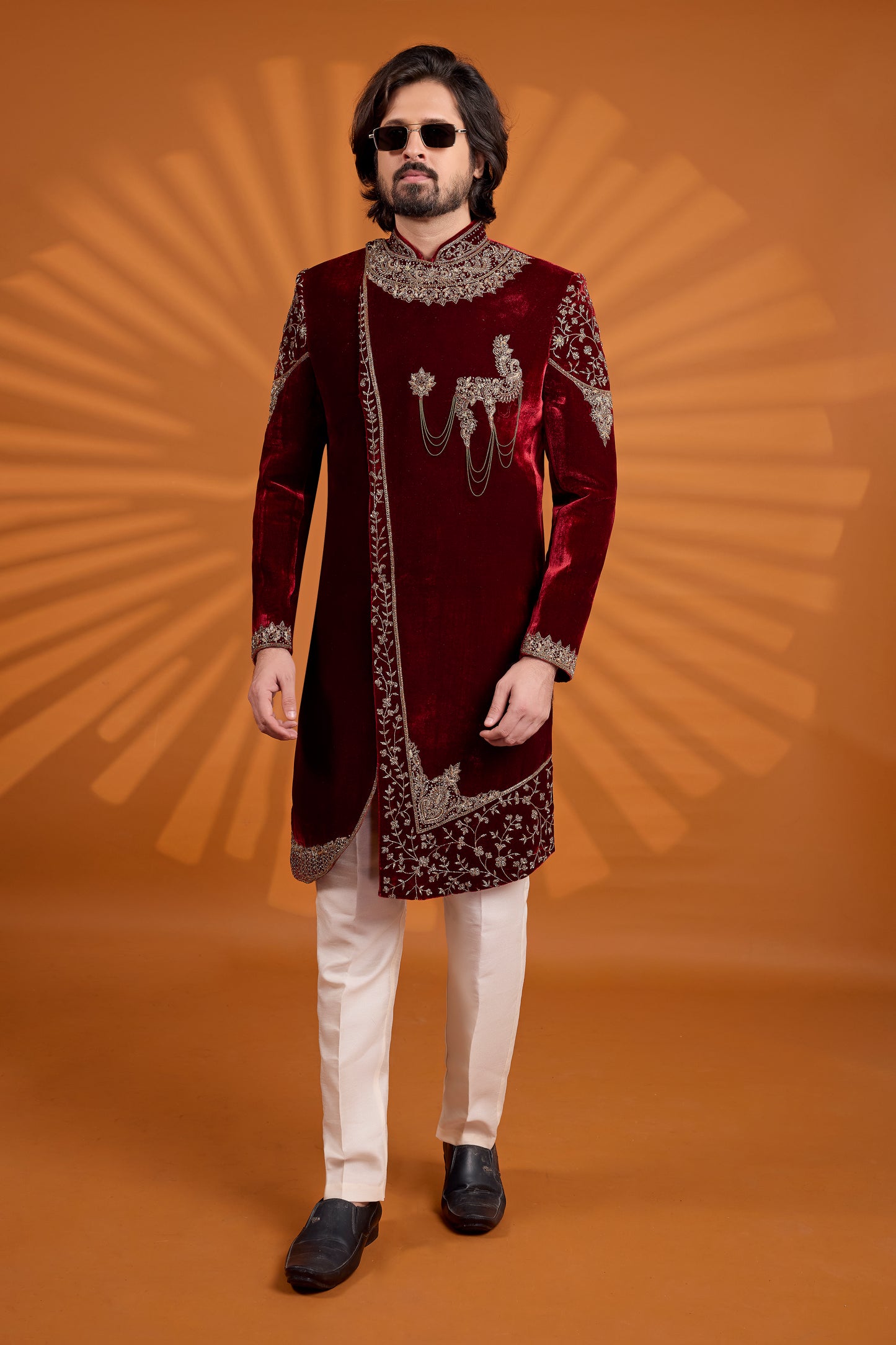 Traditional Indowestren Handwork Sherwani