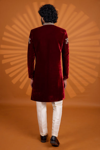 Traditional Indowestren Handwork Sherwani