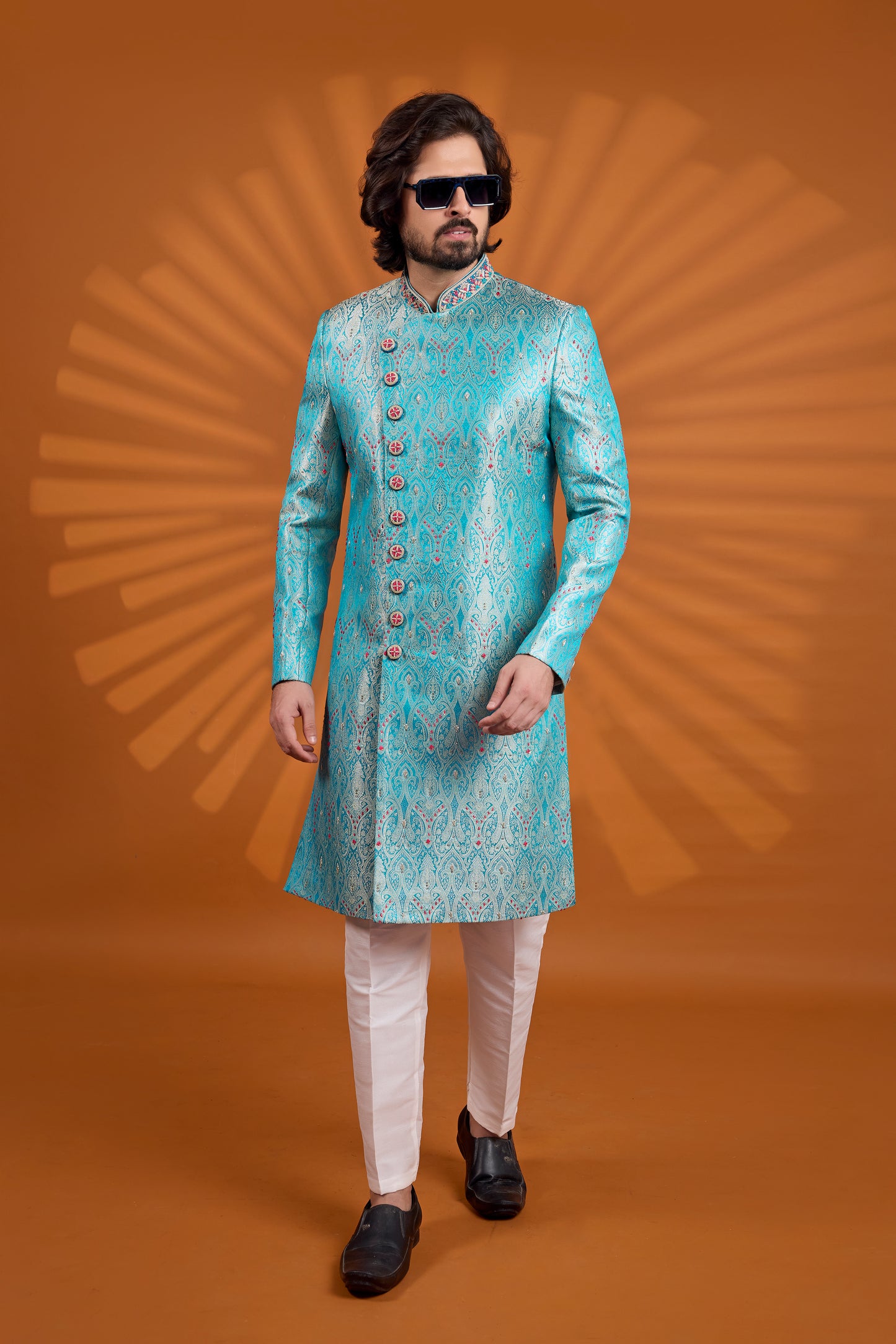 Traditional Indowestren Handwork Sherwani