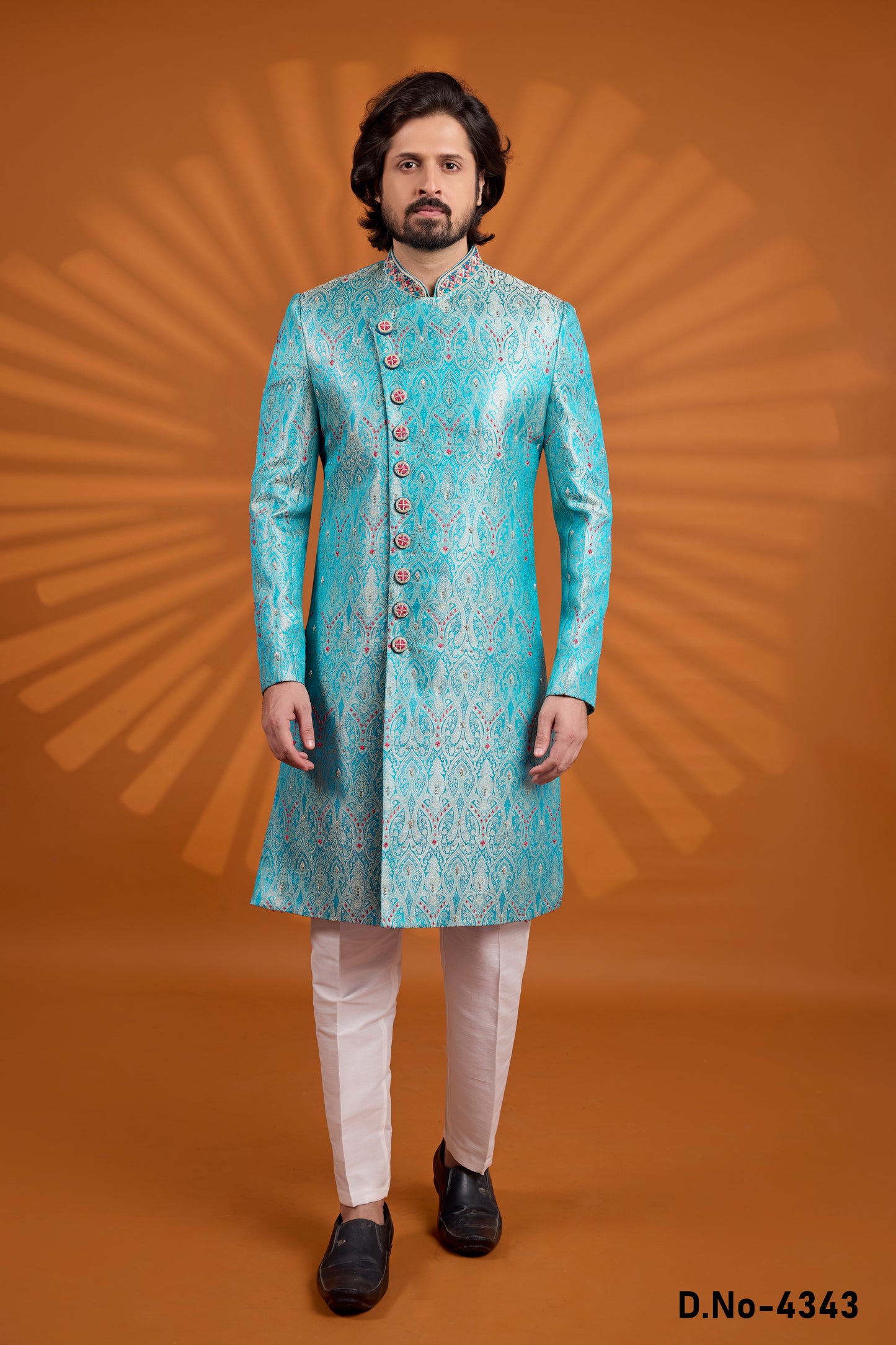 Traditional Indowestren Handwork Sherwani