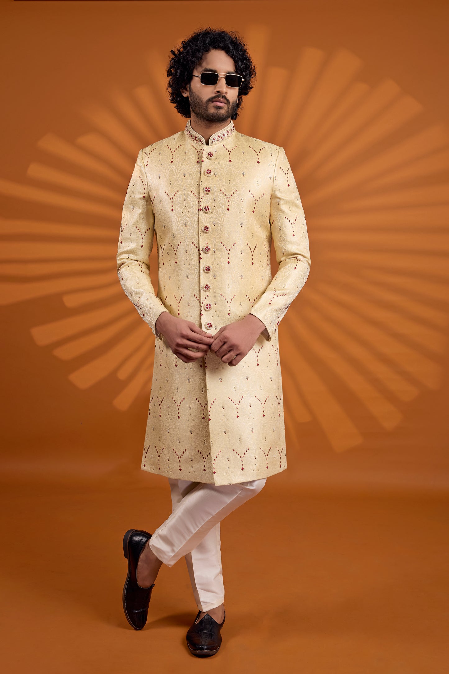 Traditional Indowestren Handwork Sherwani