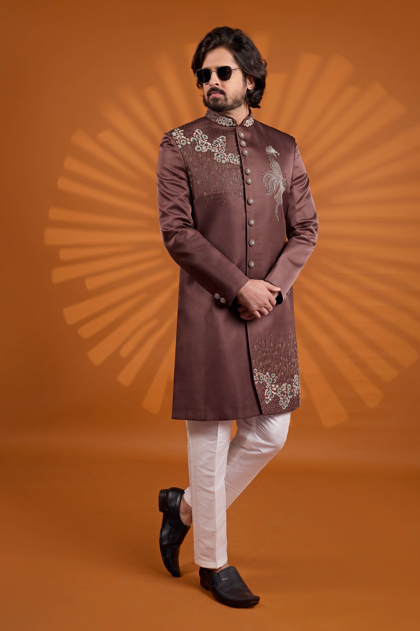 Traditional Indowestren Handwork Sherwani