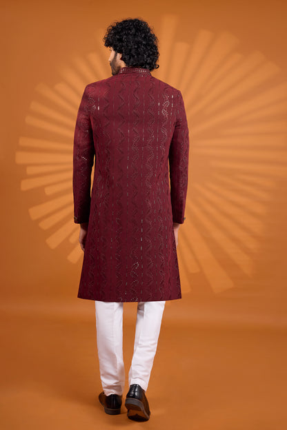 Traditional Indowestren Handwork Sherwani