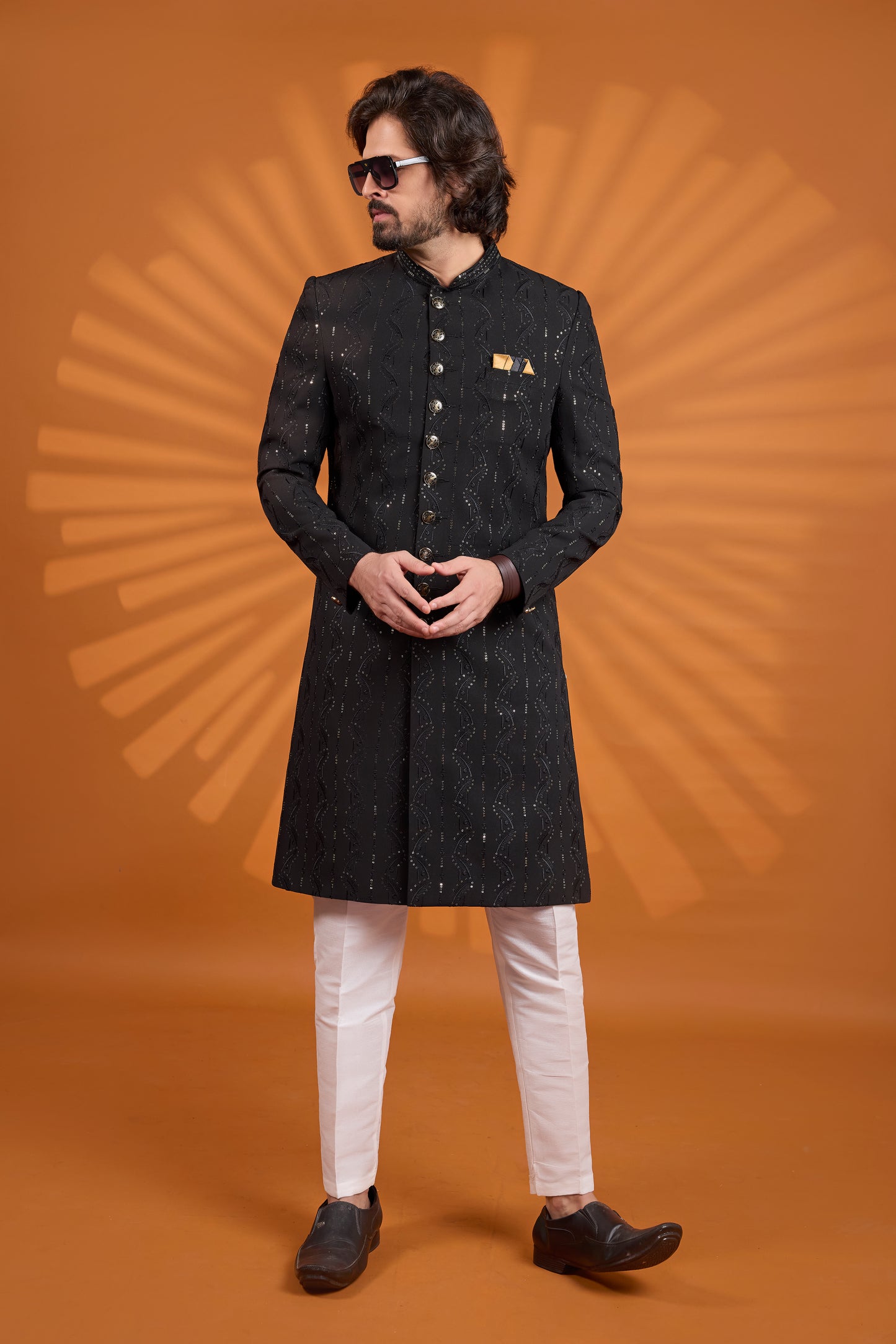 Traditional Indowestren Handwork Sherwani