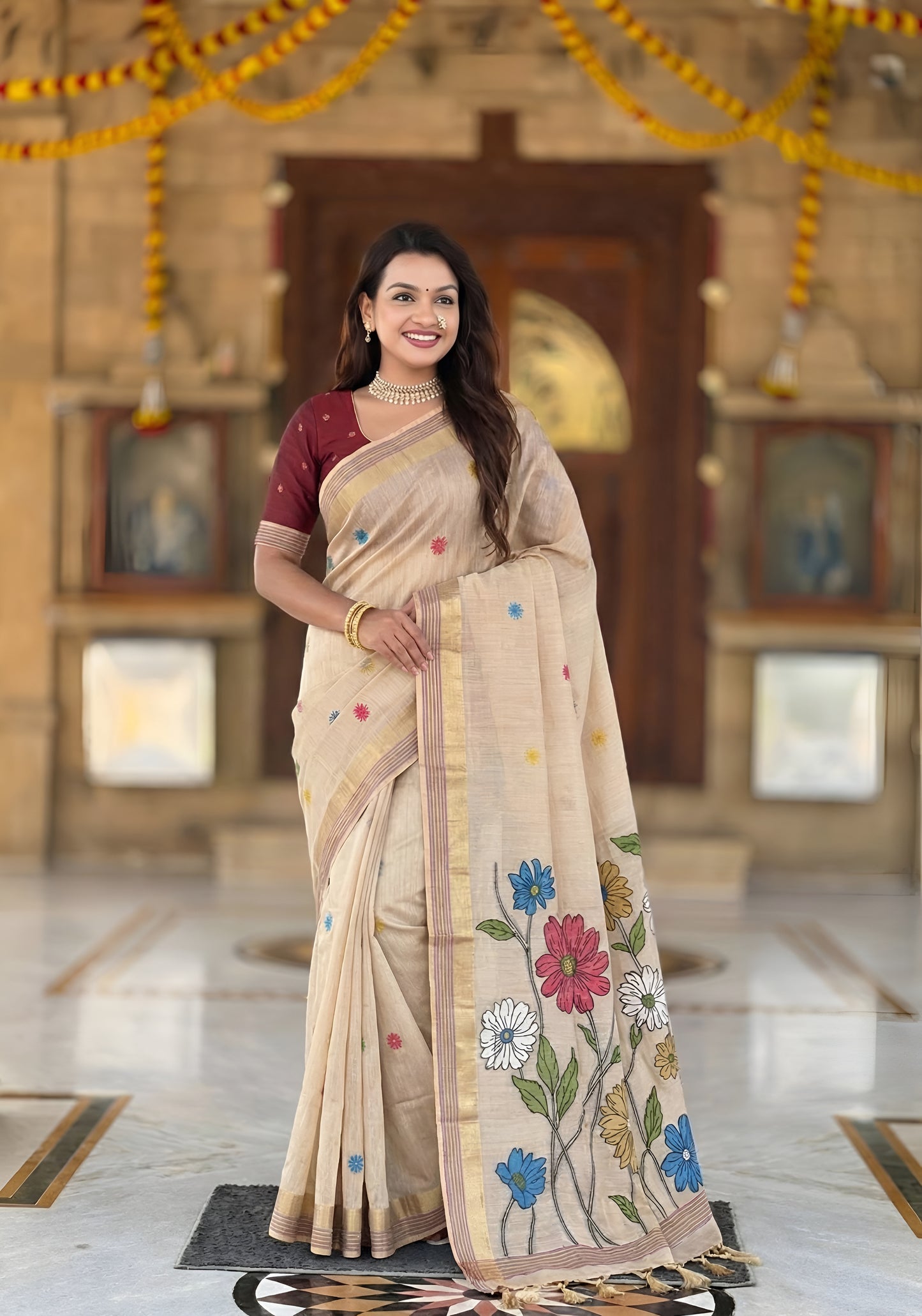 Cotton Silk Saree