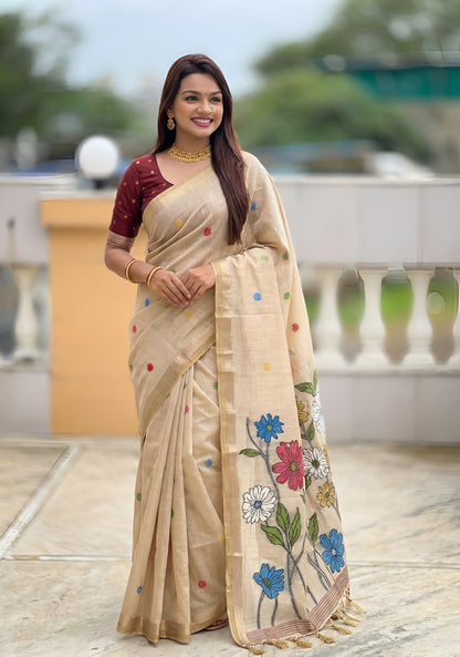 Cotton Silk Saree