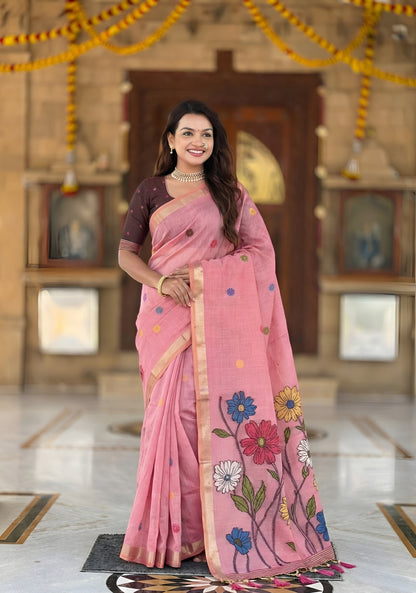 Cotton Silk Saree