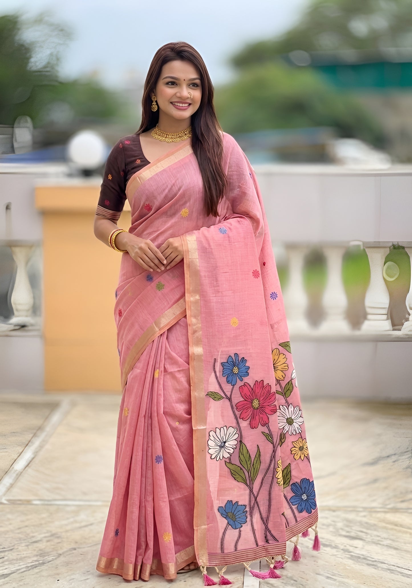 Cotton Silk Saree
