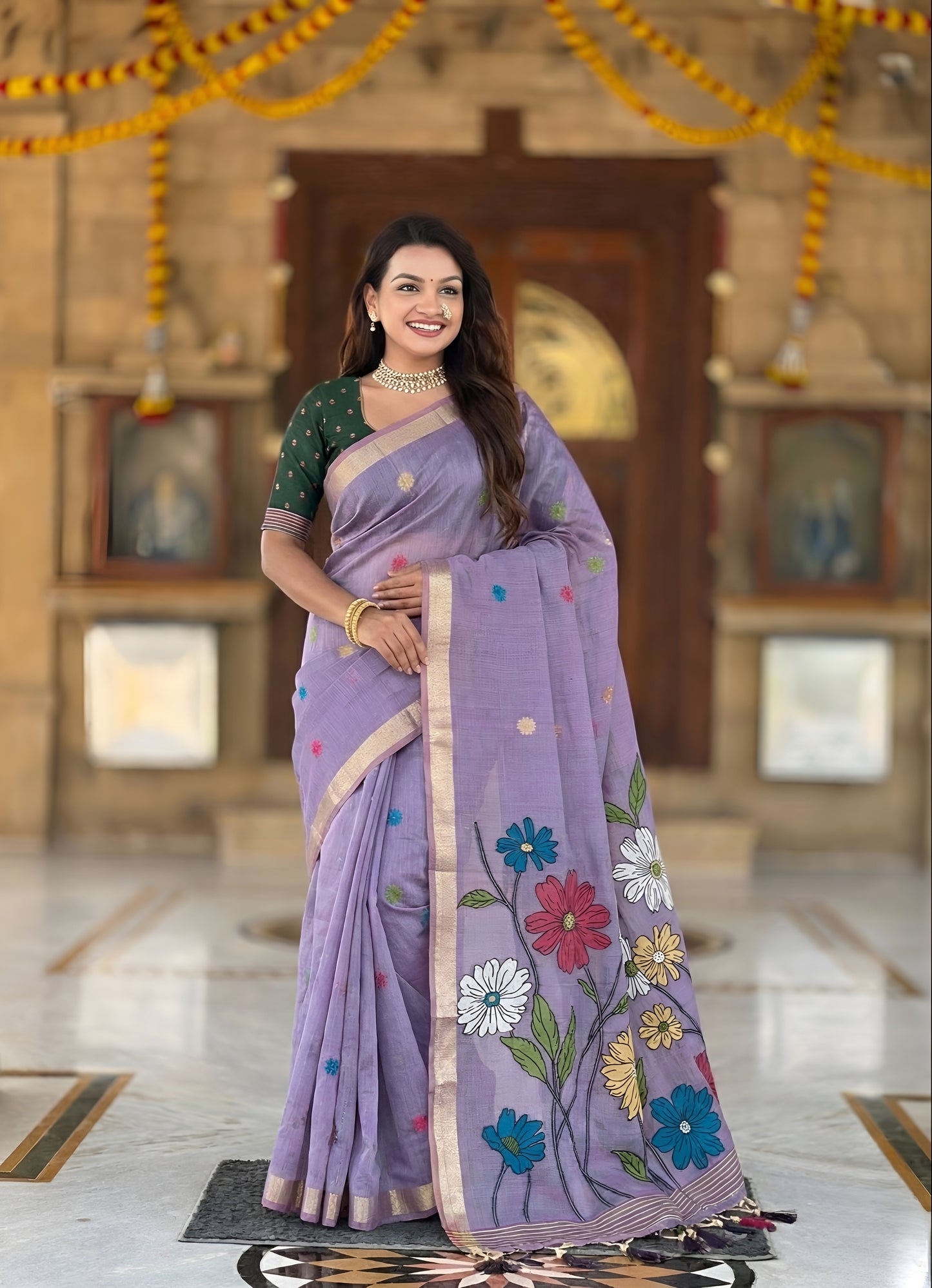 Cotton Silk Saree