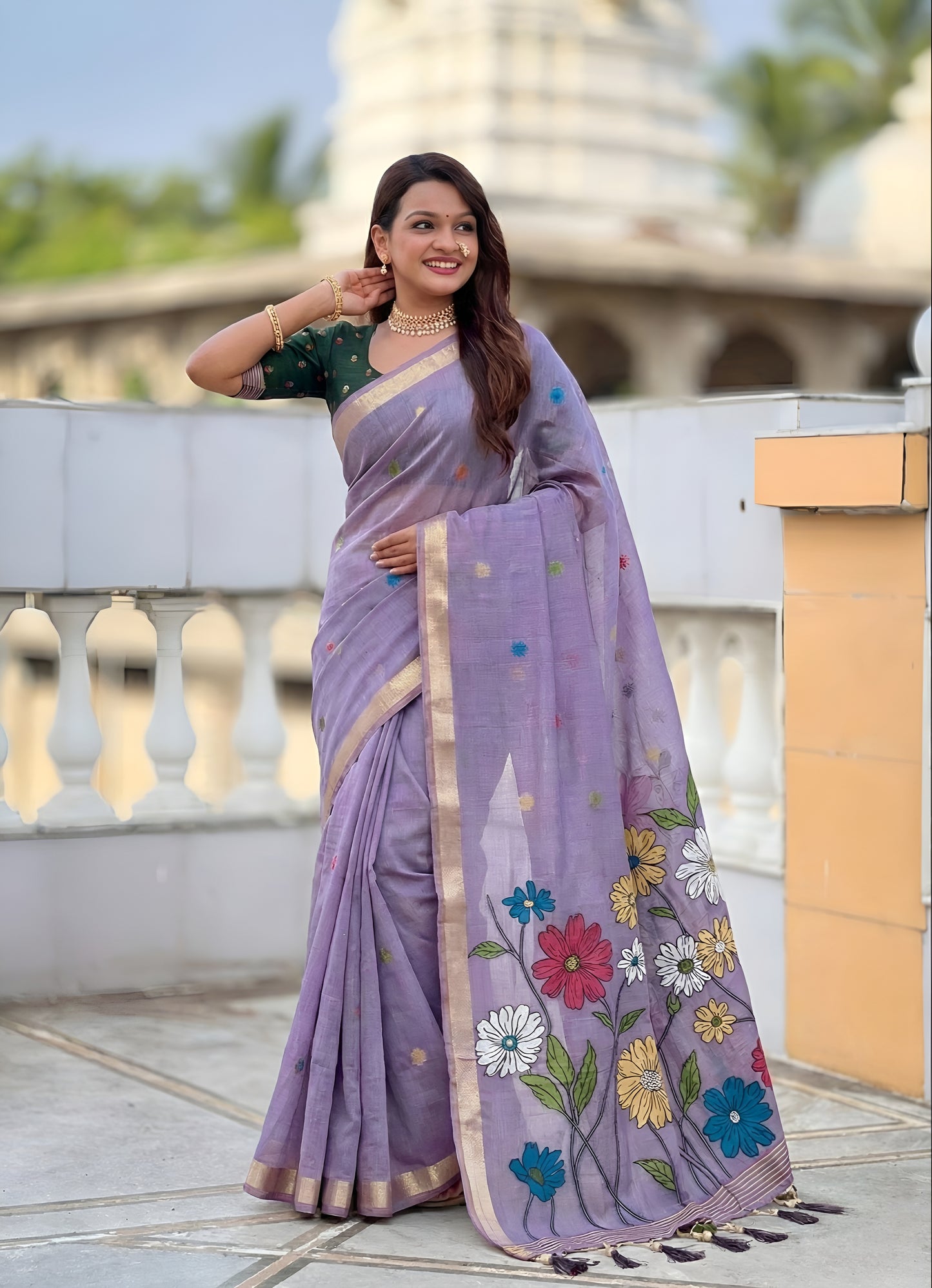 Cotton Silk Saree