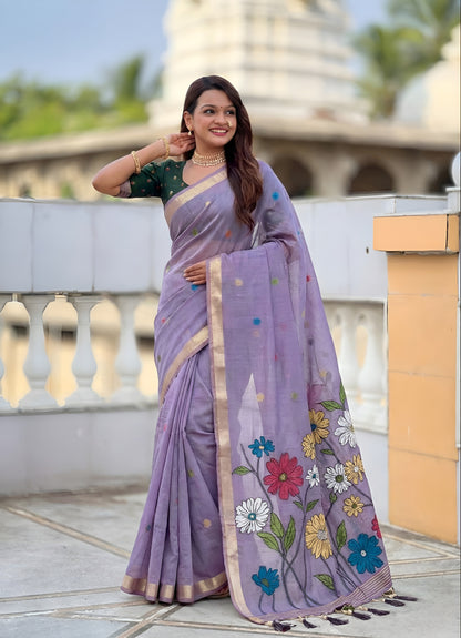 Cotton Silk Saree