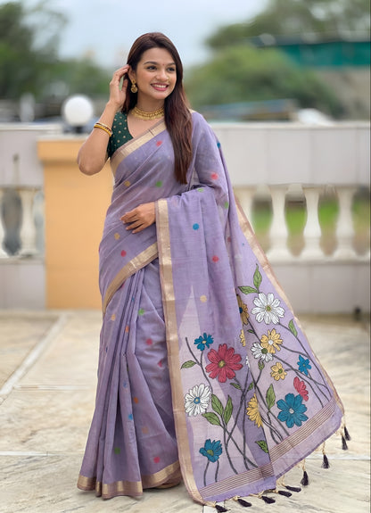 Cotton Silk Saree
