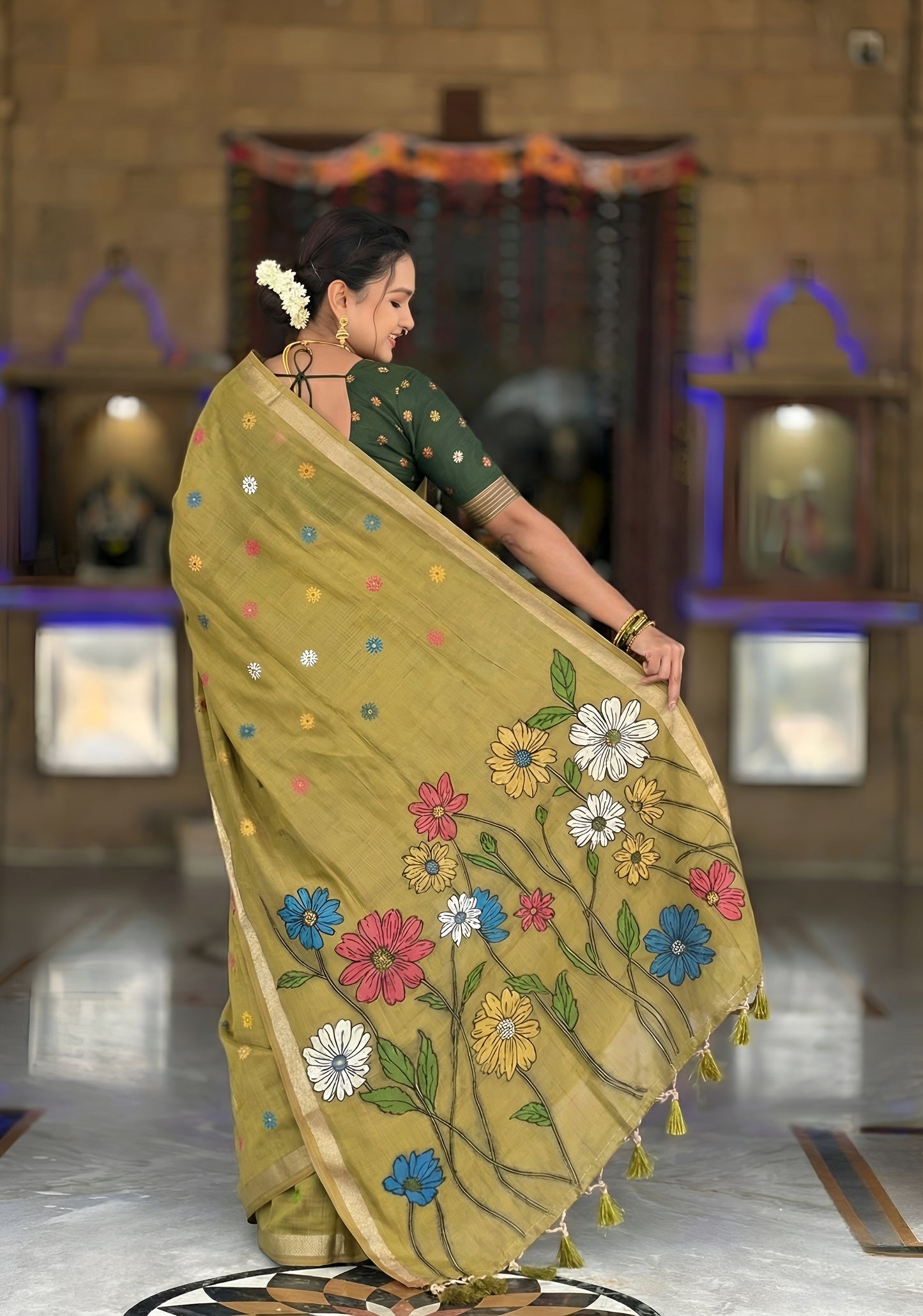 Cotton Silk Saree