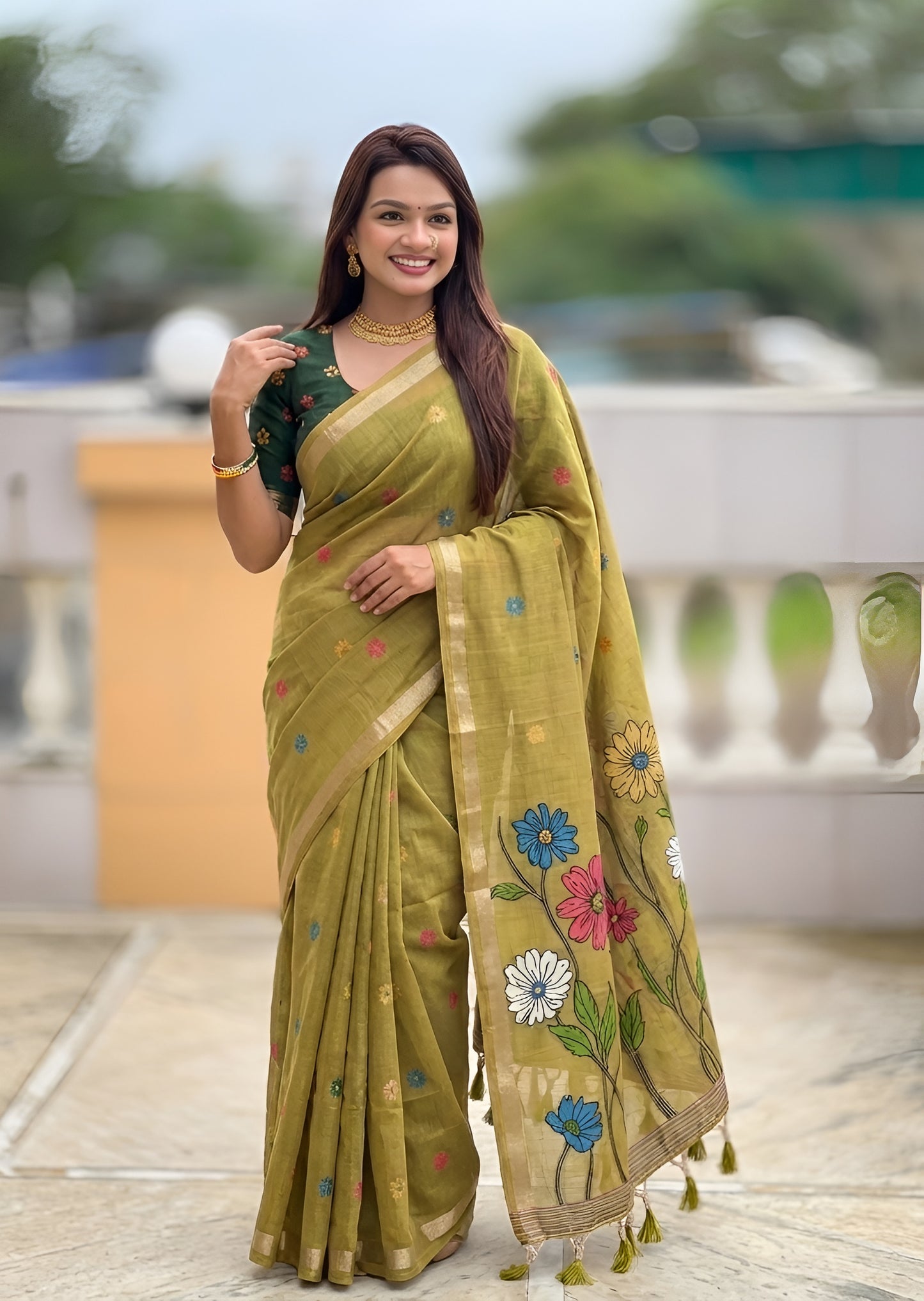 Cotton Silk Saree