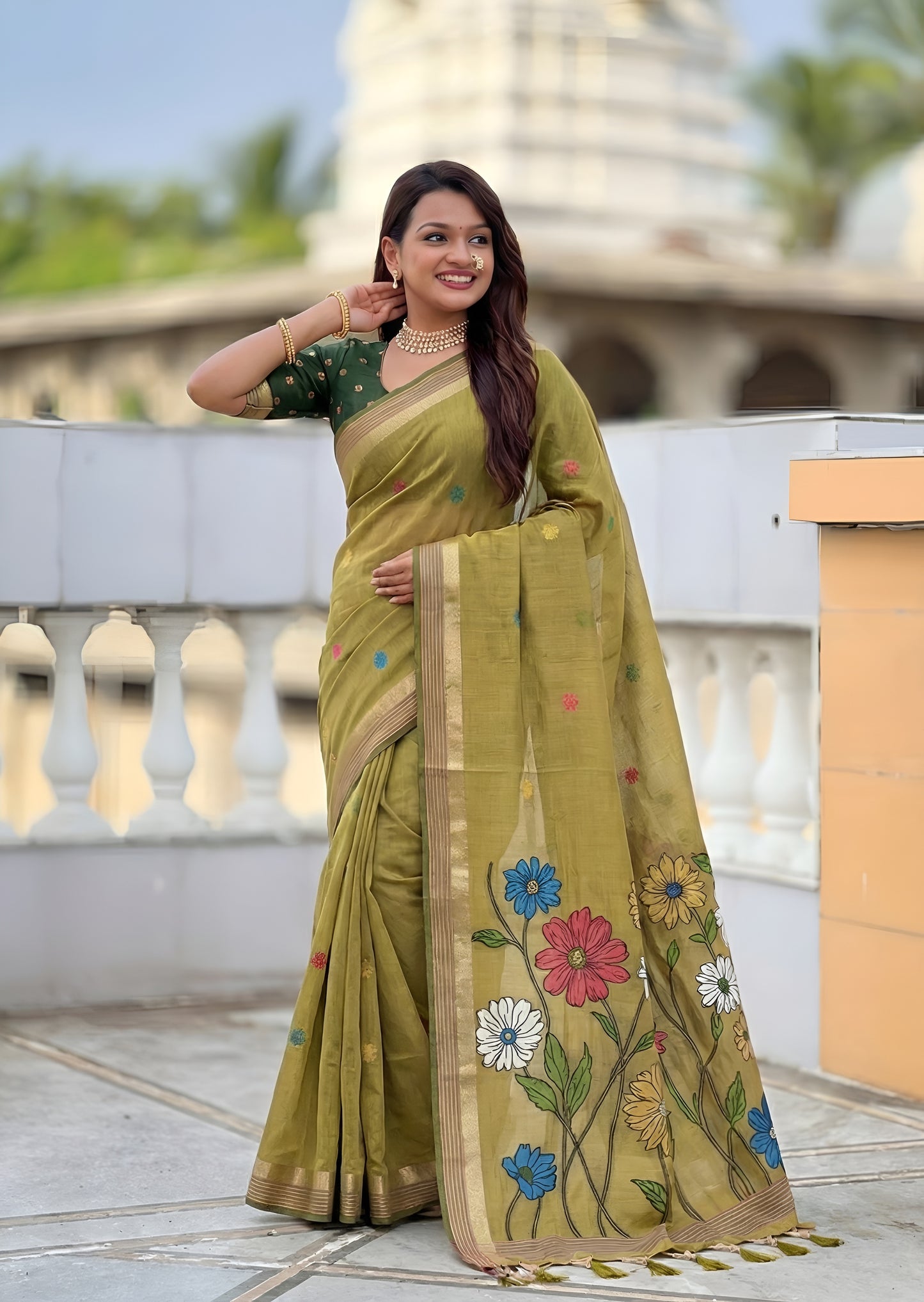 Cotton Silk Saree