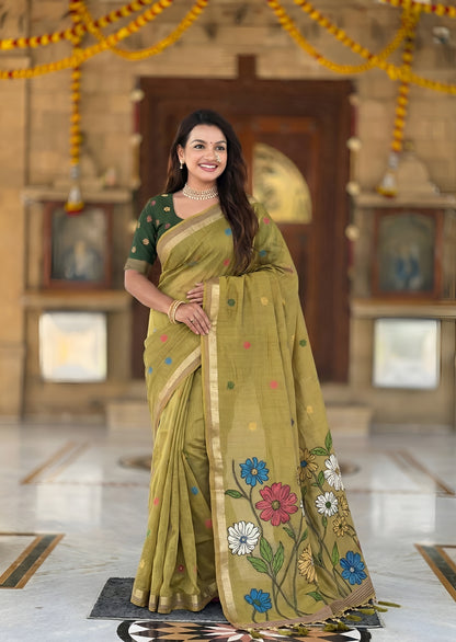 Cotton Silk Saree