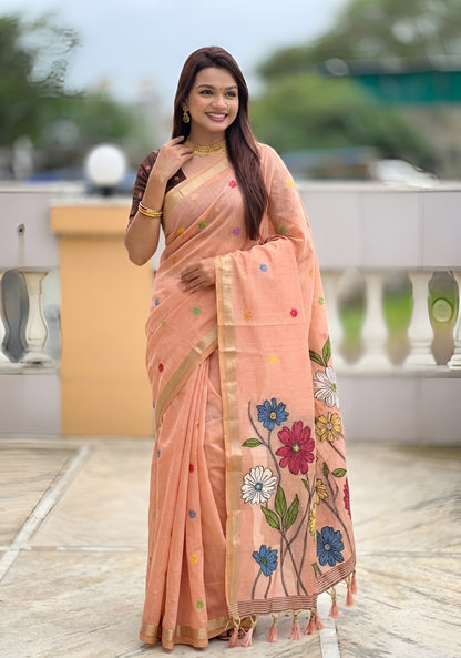 Cotton Silk Saree