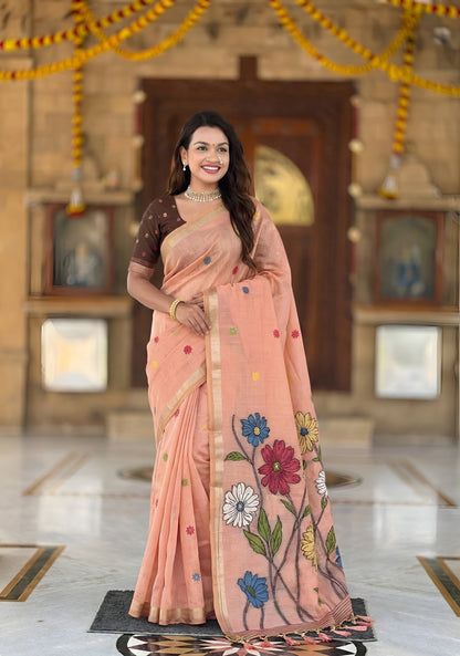 Cotton Silk Saree