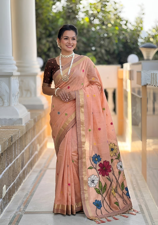 Cotton Silk Saree