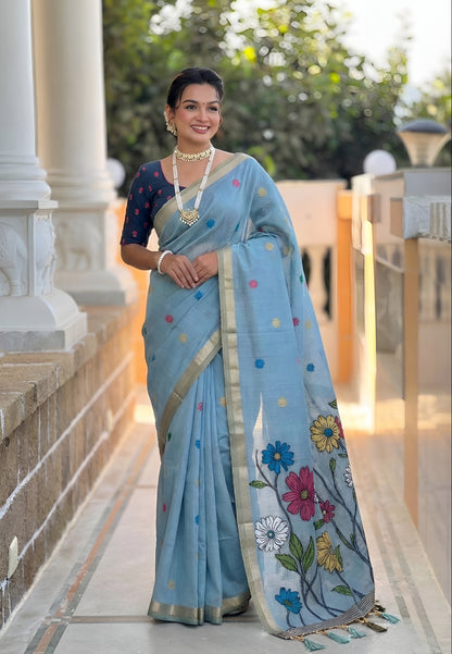 Cotton Silk Saree