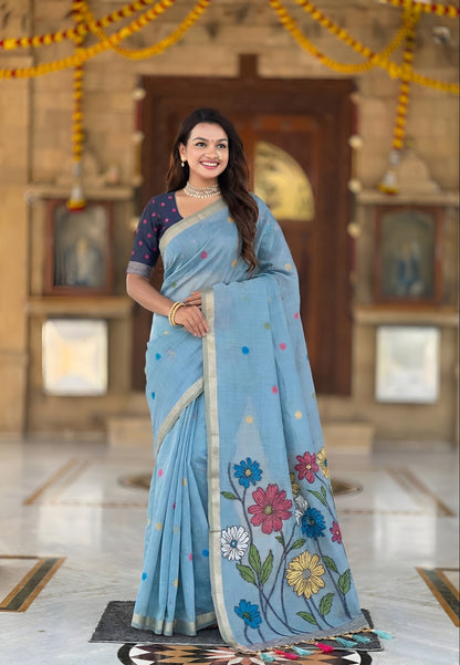 Cotton Silk Saree
