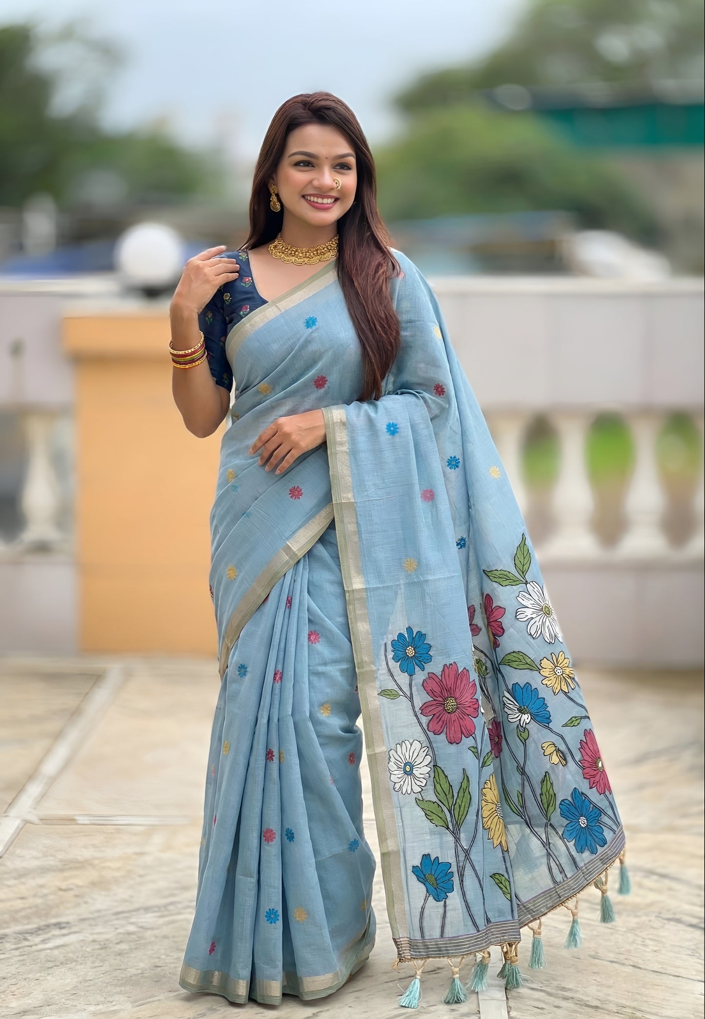 Cotton Silk Saree