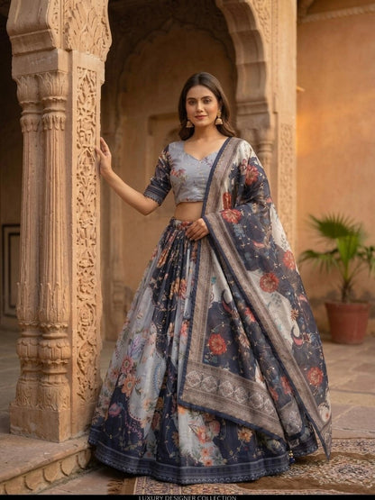New Semi Stitiched Lehenga Choli